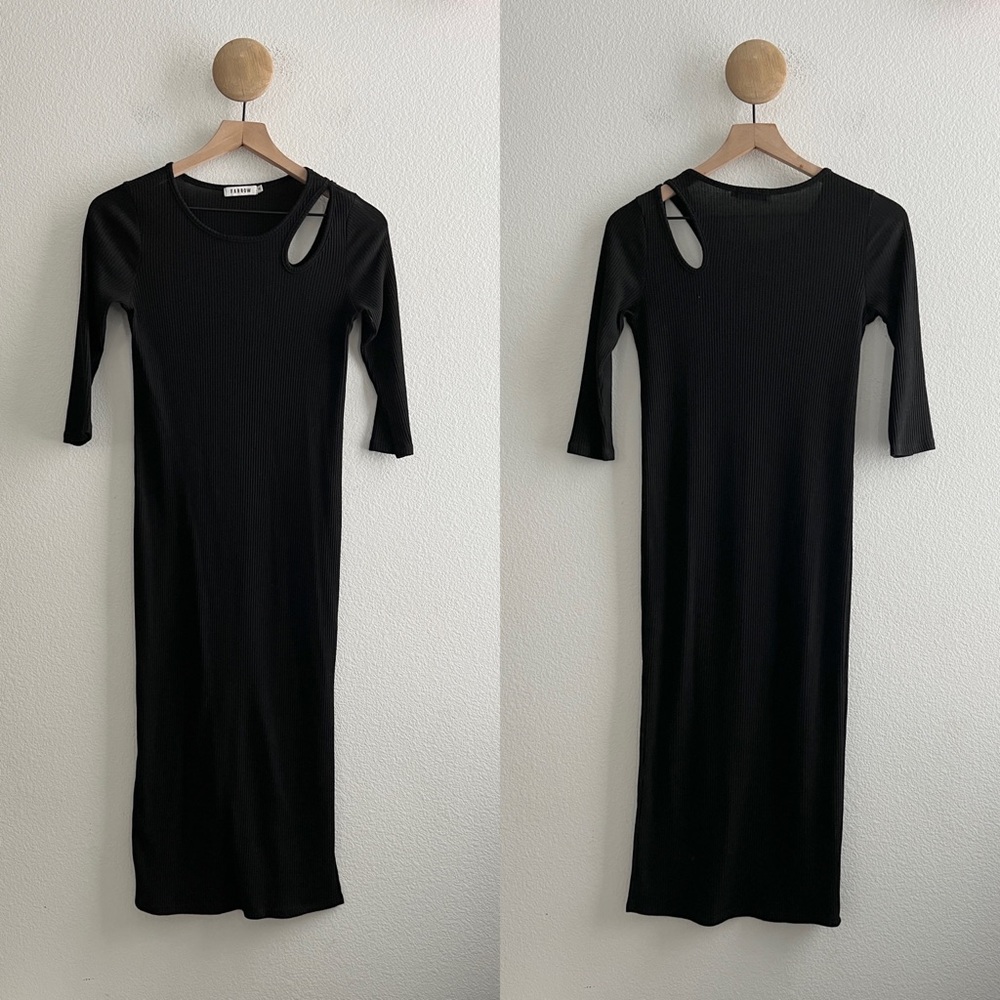 Farrow Ribbed Cut Out Dress